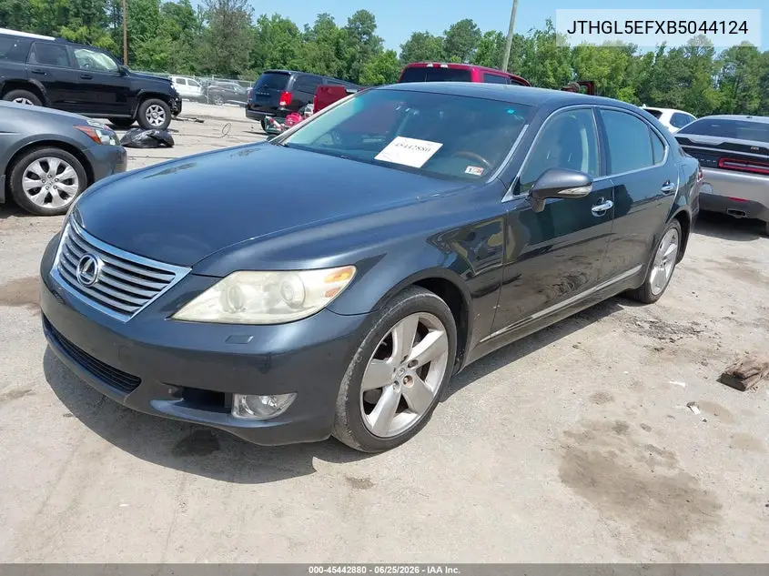 2011 Lexus Ls 460 L VIN: JTHGL5EFXB5044124 Lot: 45442880