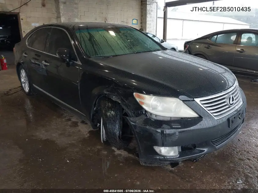 2011 Lexus Ls 460 VIN: JTHCL5EF2B5010435 Lot: 45541505