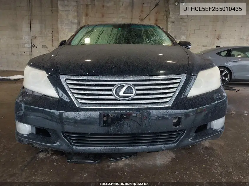 2011 Lexus Ls 460 VIN: JTHCL5EF2B5010435 Lot: 45541505