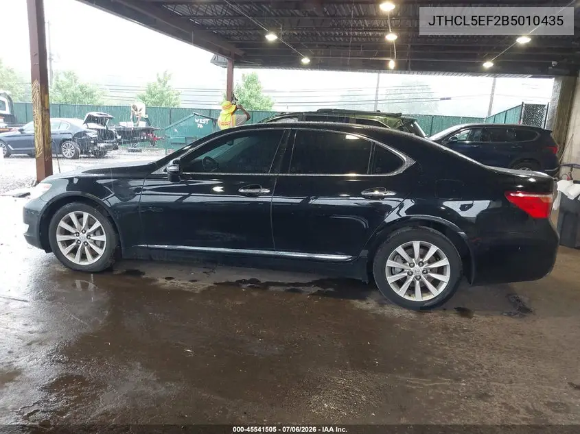 2011 Lexus Ls 460 VIN: JTHCL5EF2B5010435 Lot: 45541505