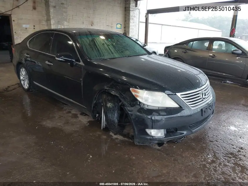 2011 Lexus Ls 460 VIN: JTHCL5EF2B5010435 Lot: 45541505