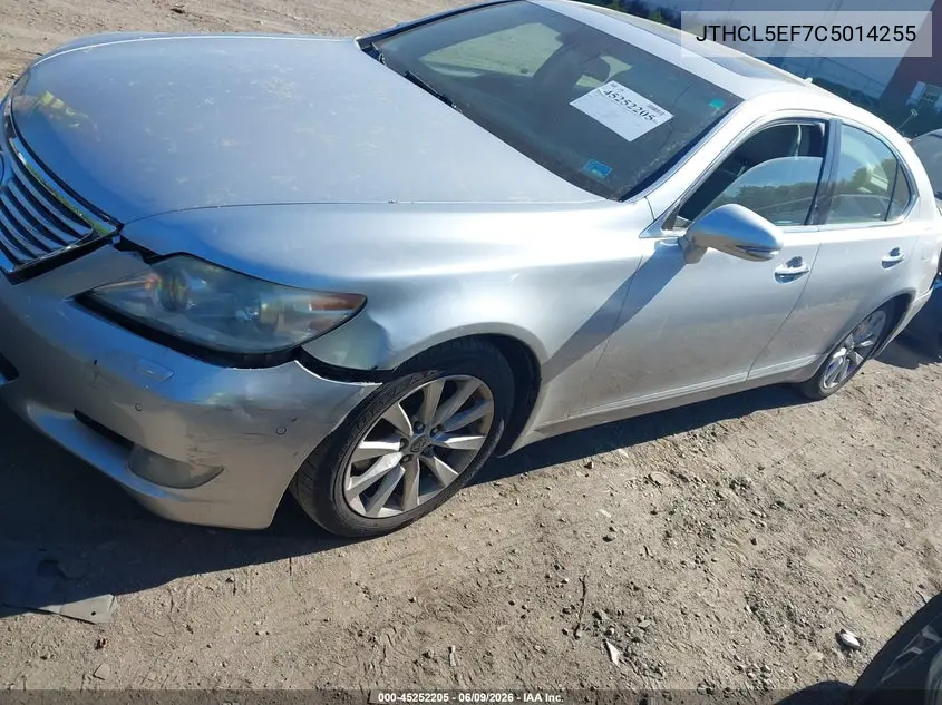 2012 Lexus Ls 460 VIN: JTHCL5EF7C5014255 Lot: 45252205
