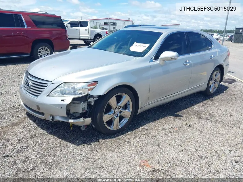 2012 Lexus Ls 460 VIN: JTHCL5EF3C5015029 Lot: 45419780