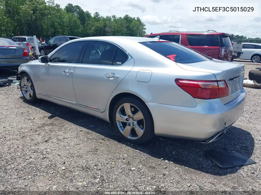 2012 Lexus Ls 460 VIN: JTHCL5EF3C5015029 Lot: 45419780