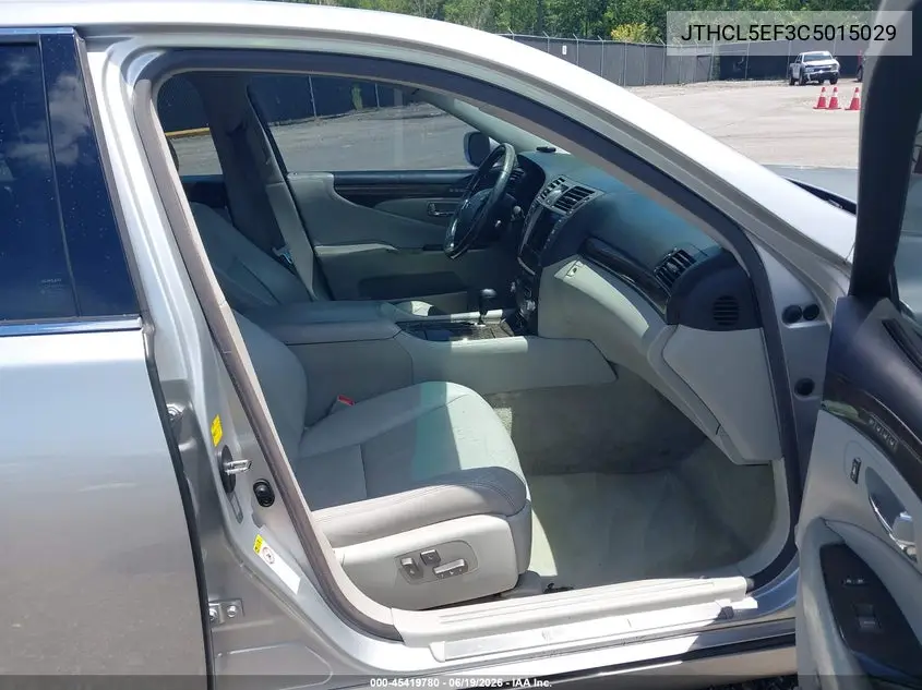 2012 Lexus Ls 460 VIN: JTHCL5EF3C5015029 Lot: 45419780