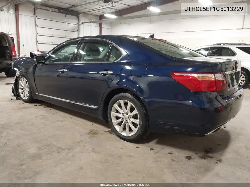 2012 Lexus Ls 460 VIN: JTHCL5EF1C5013229 Lot: 45575570
