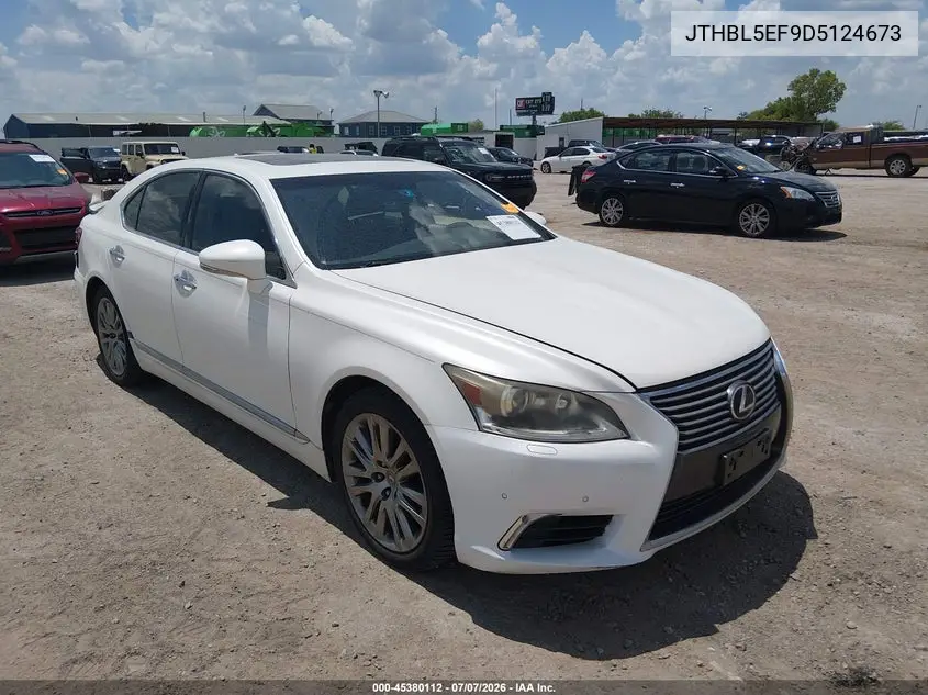 2013 Lexus Ls 460 VIN: JTHBL5EF9D5124673 Lot: 45380112