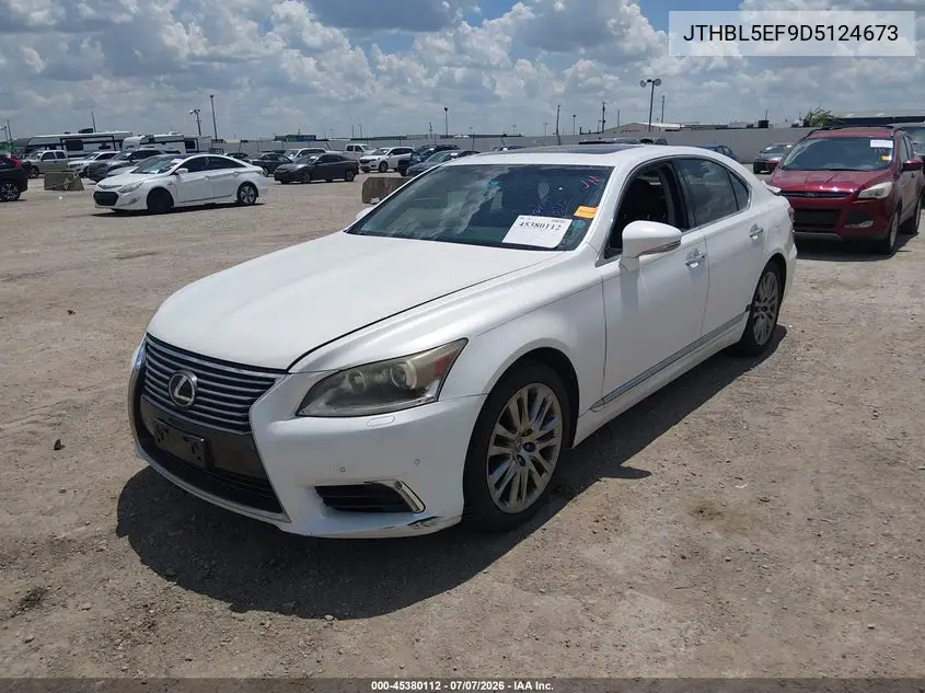 2013 Lexus Ls 460 VIN: JTHBL5EF9D5124673 Lot: 45380112