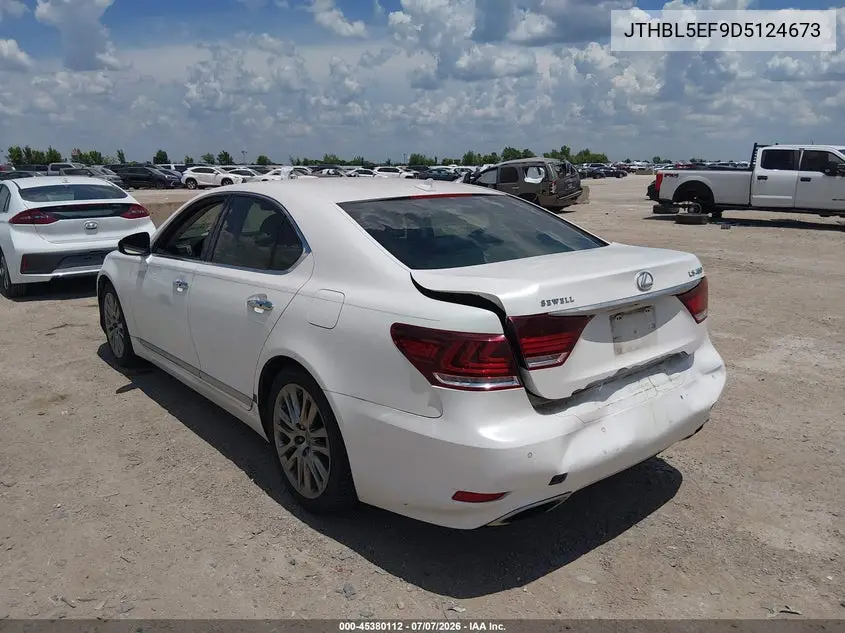 2013 Lexus Ls 460 VIN: JTHBL5EF9D5124673 Lot: 45380112