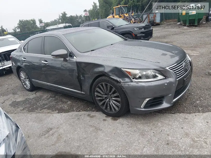 2013 Lexus Ls 460 VIN: JTHCL5EF8D5017537 Lot: 45545896