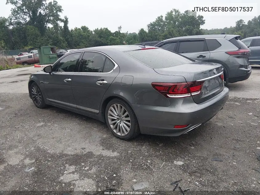 2013 Lexus Ls 460 VIN: JTHCL5EF8D5017537 Lot: 45545896