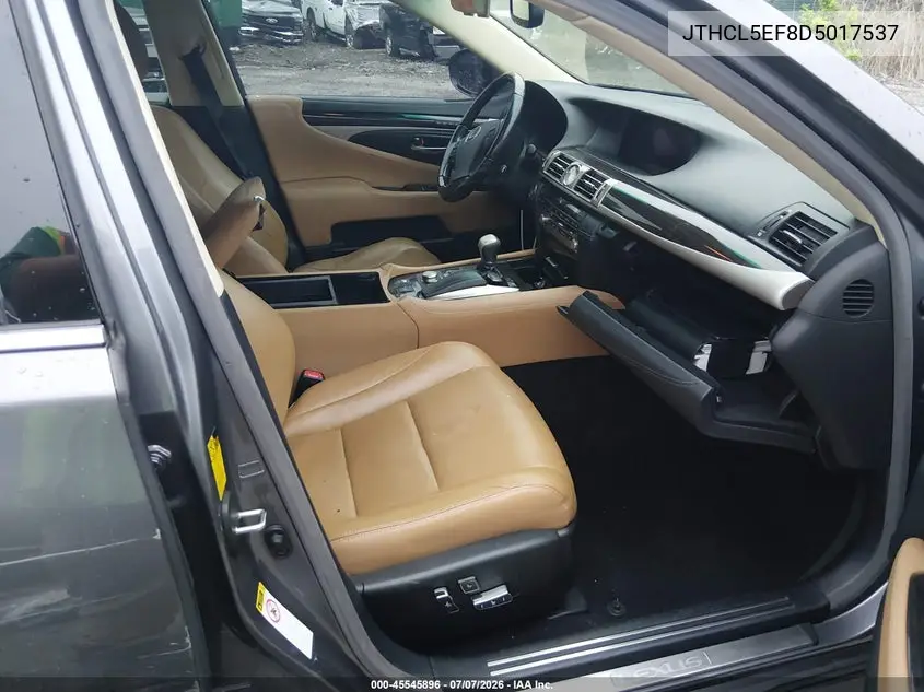 2013 Lexus Ls 460 VIN: JTHCL5EF8D5017537 Lot: 45545896