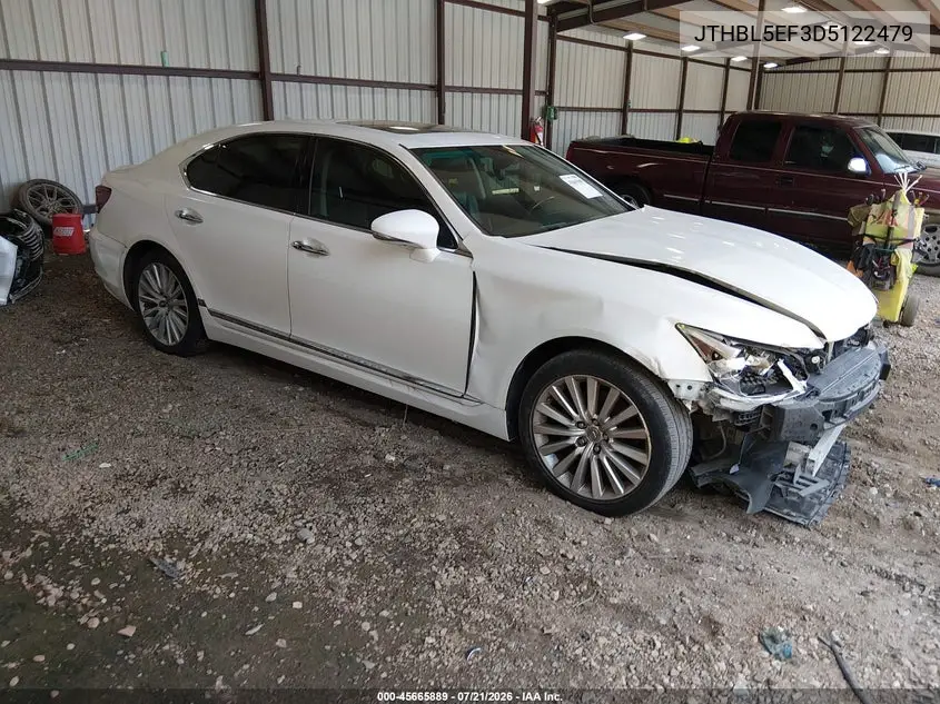 2013 Lexus Ls 460 VIN: JTHBL5EF3D5122479 Lot: 45665889