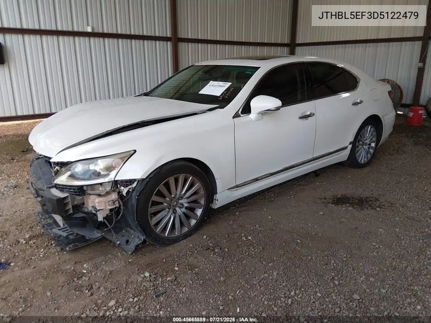 2013 Lexus Ls 460 VIN: JTHBL5EF3D5122479 Lot: 45665889