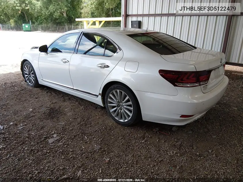 2013 Lexus Ls 460 VIN: JTHBL5EF3D5122479 Lot: 45665889