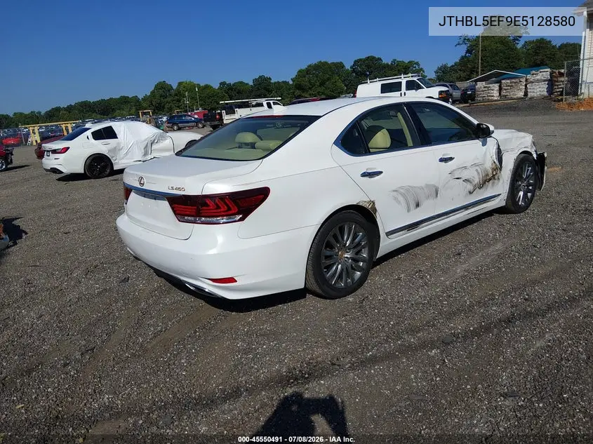 2014 Lexus Ls 460 VIN: JTHBL5EF9E5128580 Lot: 45550491