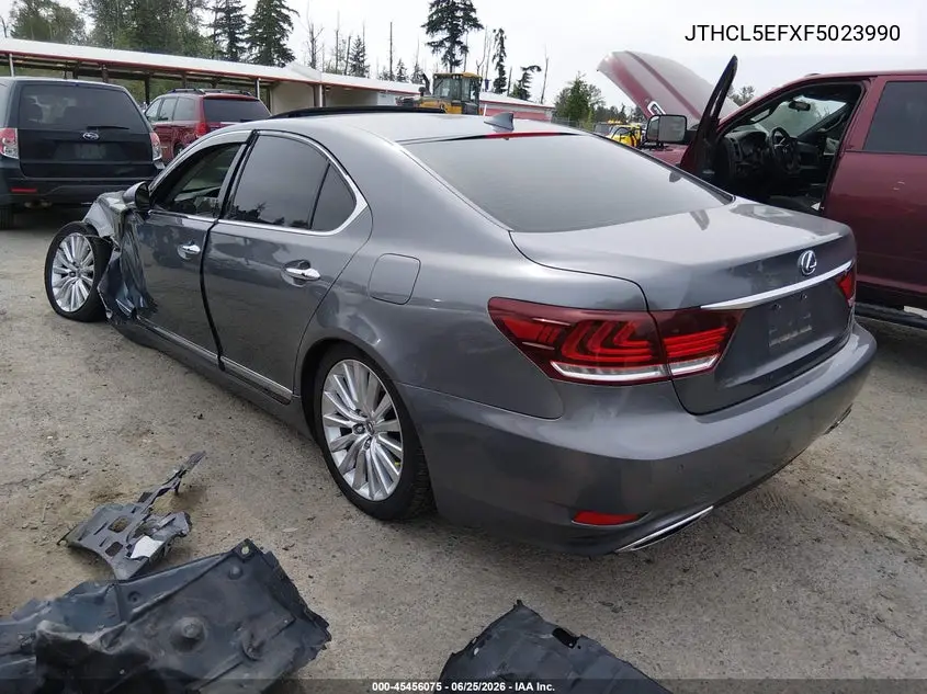 2015 Lexus Ls 460 VIN: JTHCL5EFXF5023990 Lot: 45456075
