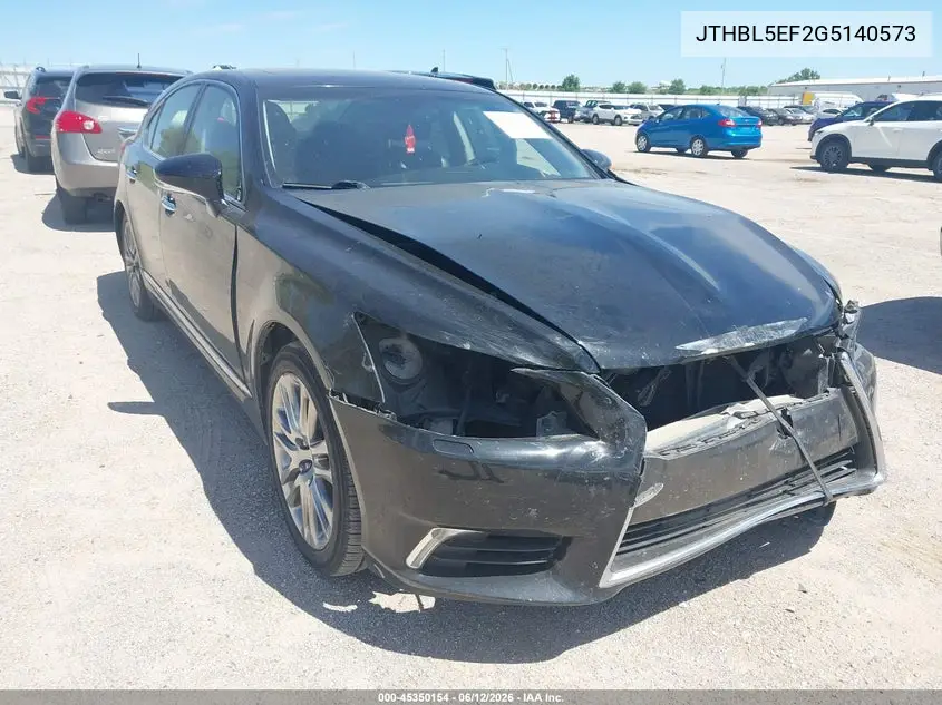 2016 Lexus Ls 460 VIN: JTHBL5EF2G5140573 Lot: 45350154