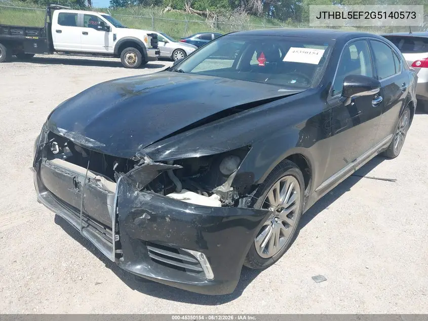 2016 Lexus Ls 460 VIN: JTHBL5EF2G5140573 Lot: 45350154
