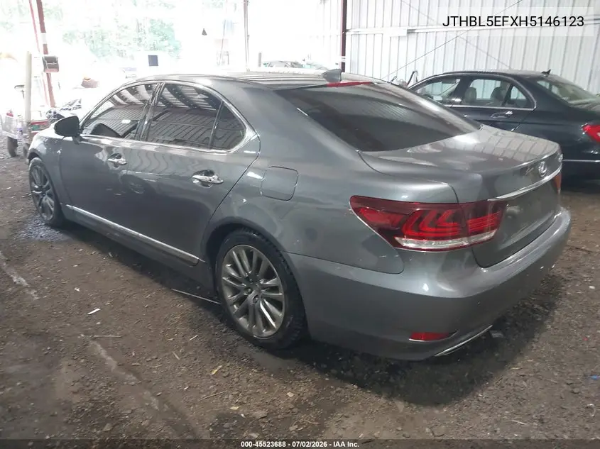 2017 Lexus Ls 460 VIN: JTHBL5EFXH5146123 Lot: 45523688