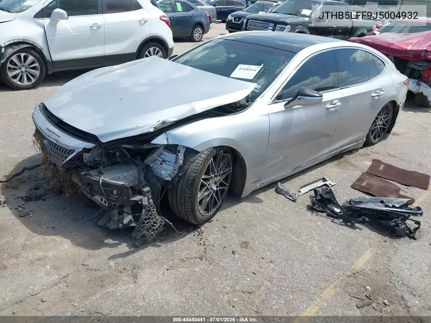 2018 Lexus Ls 500 VIN: JTHB5LFF9J5004932 Lot: 45480441