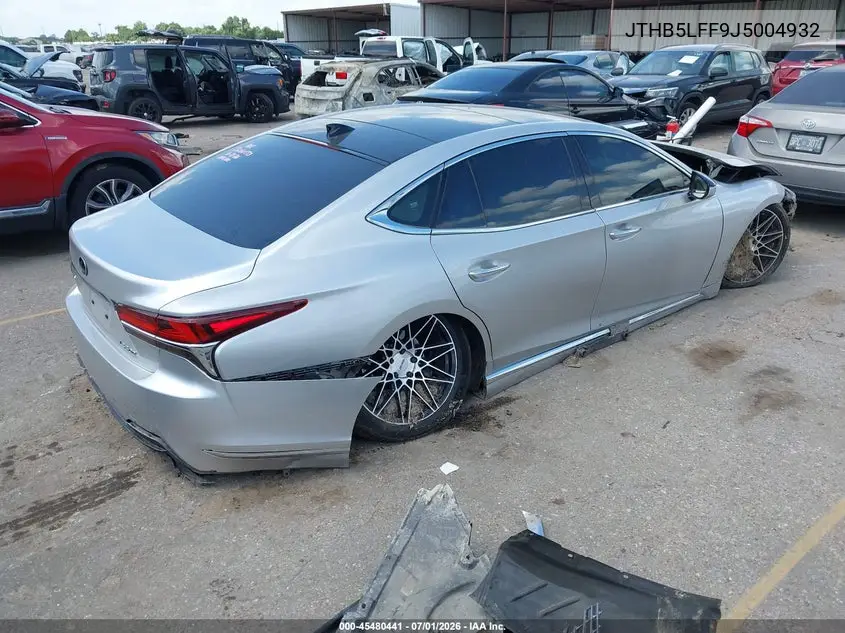 2018 Lexus Ls 500 VIN: JTHB5LFF9J5004932 Lot: 45480441