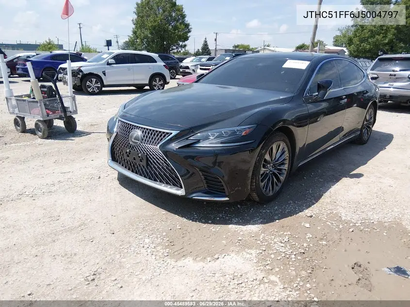 2018 Lexus Ls 500 VIN: JTHC51FF6J5004797 Lot: 45489583