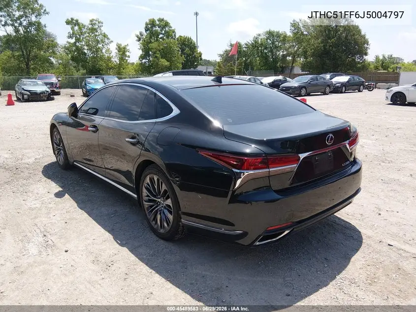 2018 Lexus Ls 500 VIN: JTHC51FF6J5004797 Lot: 45489583
