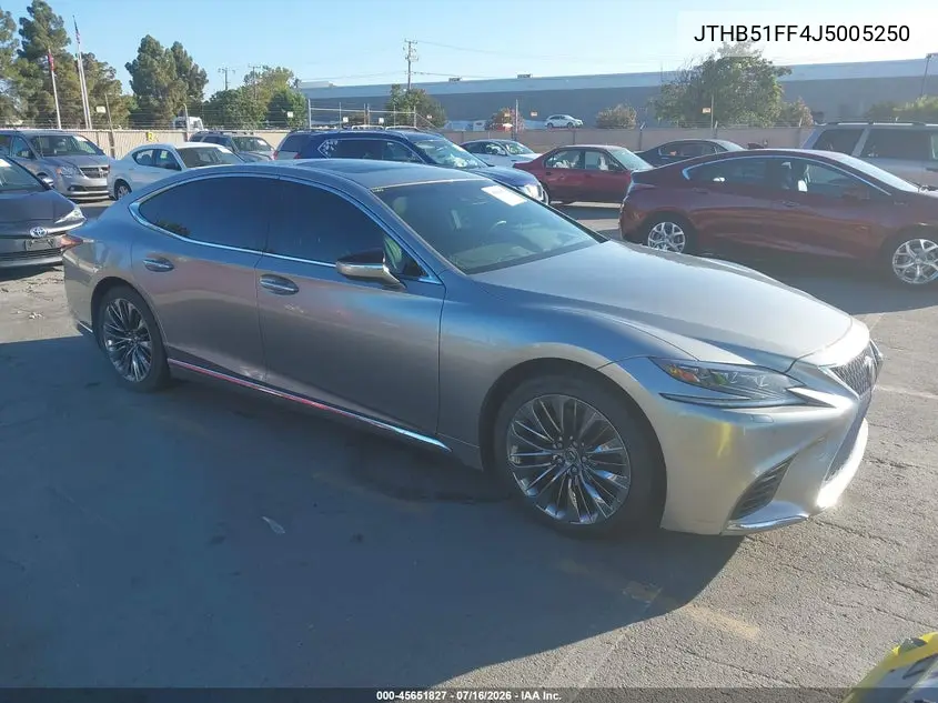 2018 Lexus Ls 500 VIN: JTHB51FF4J5005250 Lot: 45651827