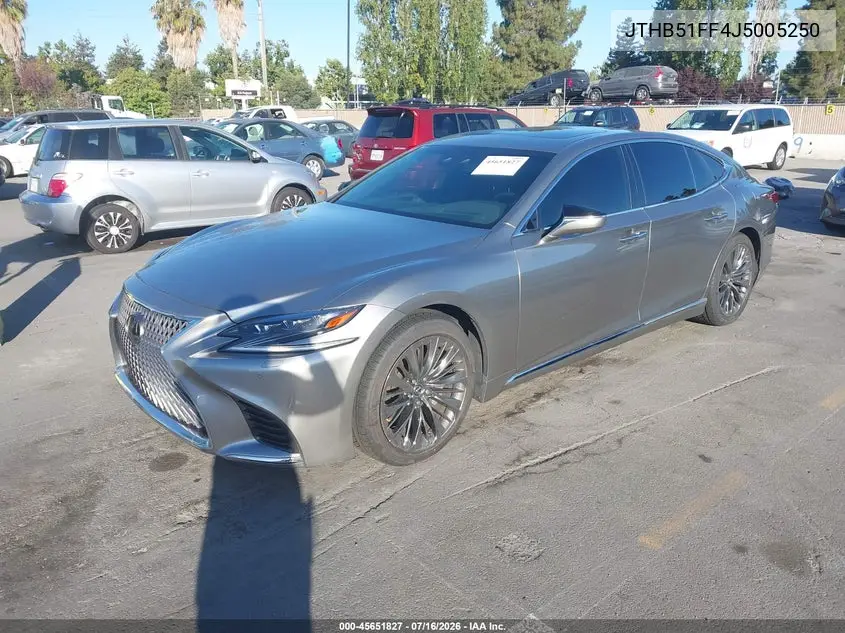 2018 Lexus Ls 500 VIN: JTHB51FF4J5005250 Lot: 45651827
