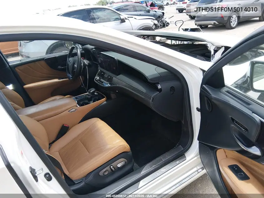 2021 Lexus Ls 500 VIN: JTHD51FF0M5014010 Lot: 45355972