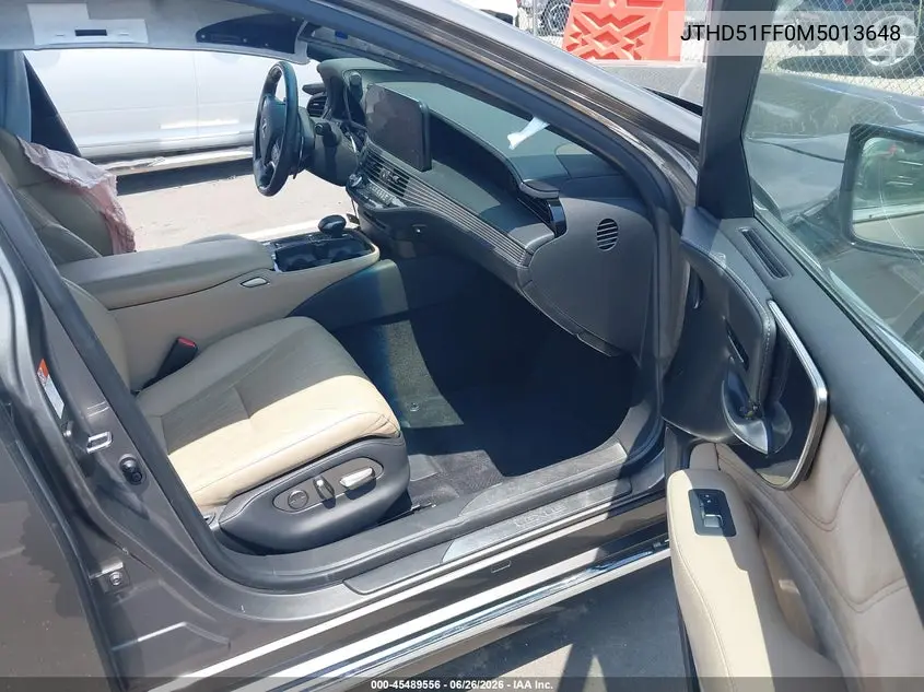 2021 Lexus Ls 500 VIN: JTHD51FF0M5013648 Lot: 45489556