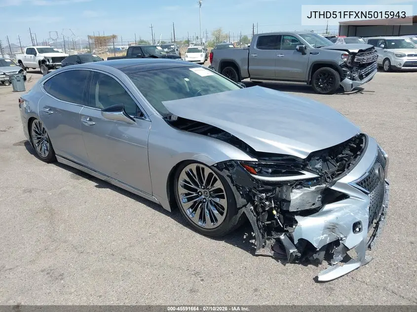 2022 Lexus Ls 500 VIN: JTHD51FFXN5015943 Lot: 45591664