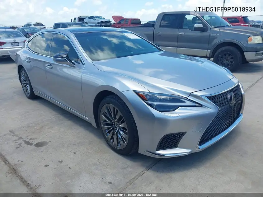 2023 Lexus Ls 500 VIN: JTHD51FF9P5018934 Lot: 45317017