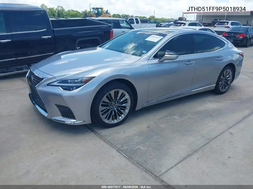 2023 Lexus Ls 500 VIN: JTHD51FF9P5018934 Lot: 45317017
