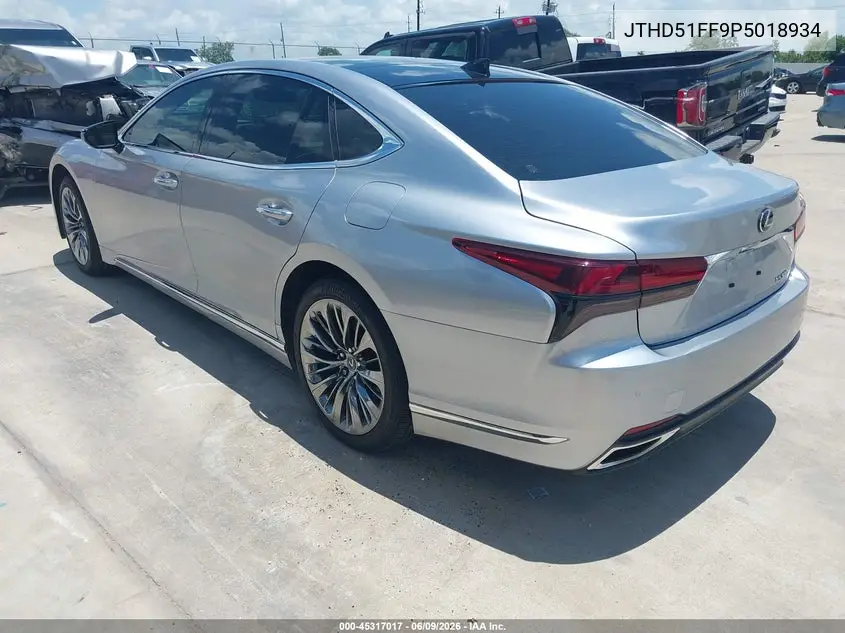 2023 Lexus Ls 500 VIN: JTHD51FF9P5018934 Lot: 45317017
