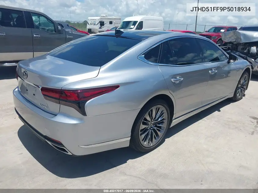 2023 Lexus Ls 500 VIN: JTHD51FF9P5018934 Lot: 45317017