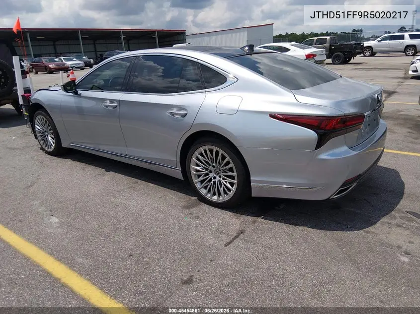 2024 Lexus Ls 500 VIN: JTHD51FF9R5020217 Lot: 45454861