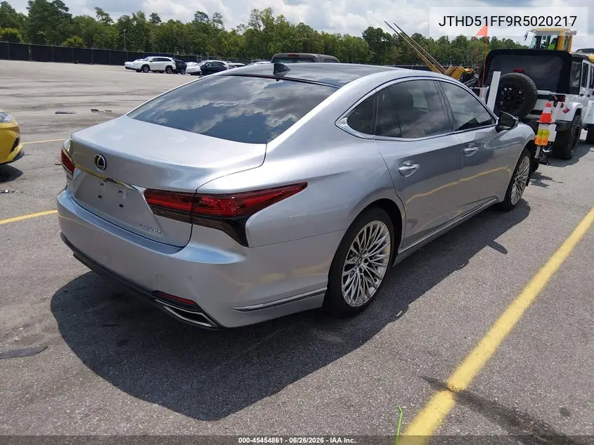 2024 Lexus Ls 500 VIN: JTHD51FF9R5020217 Lot: 45454861