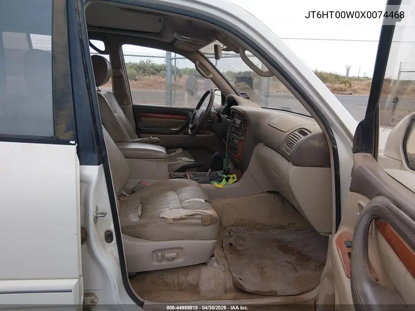 1999 Lexus Lx 470 VIN: JT6HT00W0X0074468 Lot: 44959815