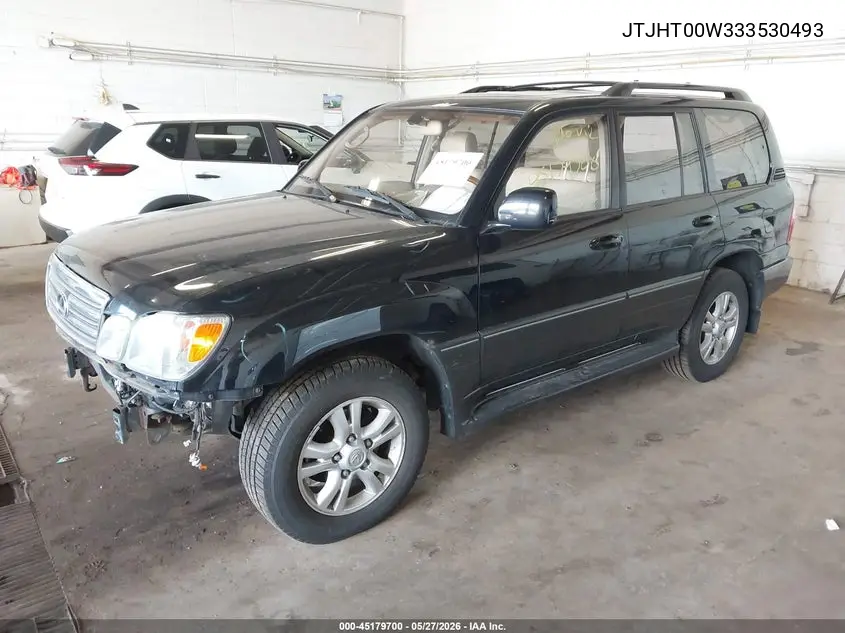 2003 Lexus Lx 470 VIN: JTJHT00W333530493 Lot: 45179700