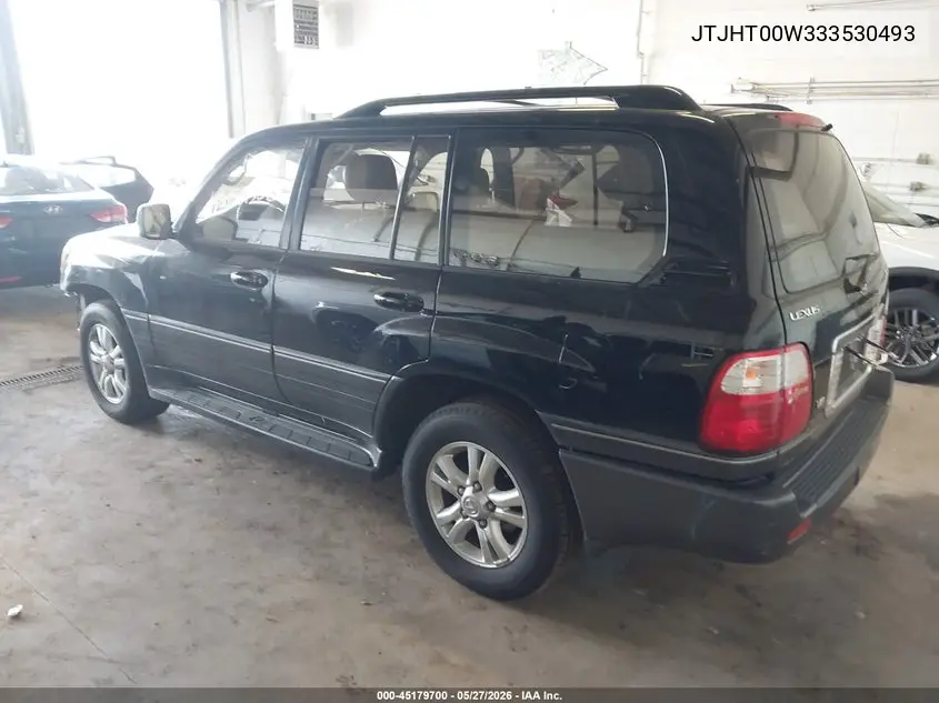 2003 Lexus Lx 470 VIN: JTJHT00W333530493 Lot: 45179700