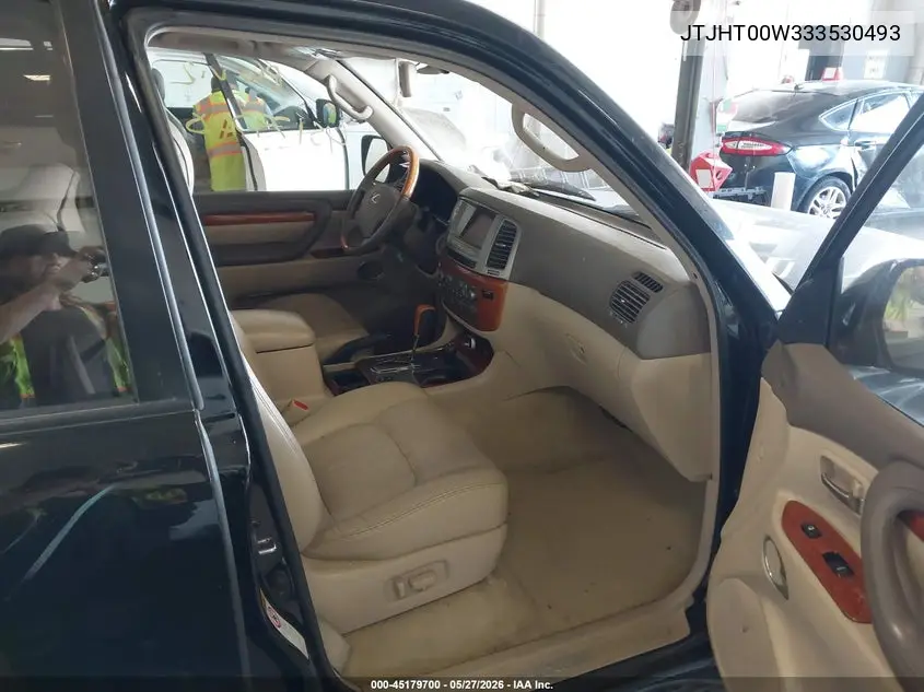2003 Lexus Lx 470 VIN: JTJHT00W333530493 Lot: 45179700