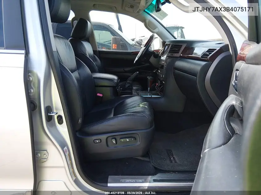 2011 Lexus Lx 570 VIN: JTJHY7AX3B4075171 Lot: 45218106