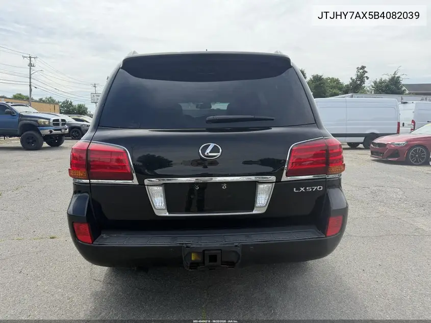 2011 Lexus Lx 570 VIN: JTJHY7AX5B4082039 Lot: 45456216