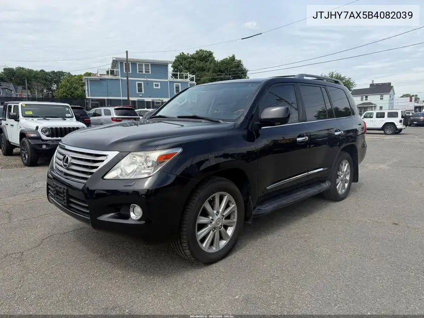 2011 Lexus Lx 570 VIN: JTJHY7AX5B4082039 Lot: 45456216