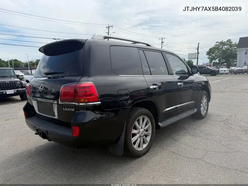 2011 Lexus Lx 570 VIN: JTJHY7AX5B4082039 Lot: 45456216