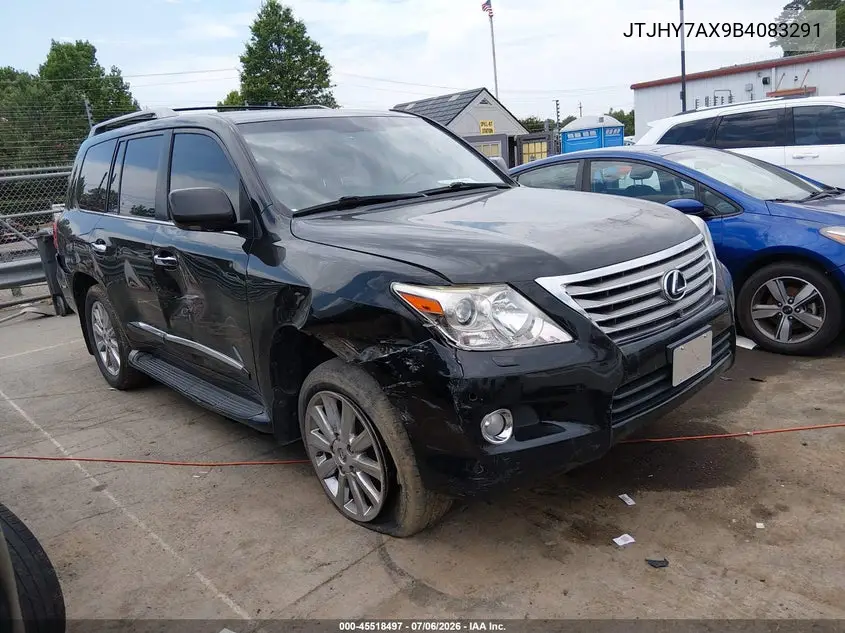 2011 Lexus Lx 570 VIN: JTJHY7AX9B4083291 Lot: 45518497