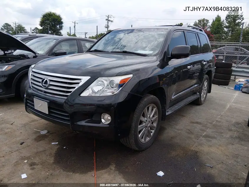 2011 Lexus Lx 570 VIN: JTJHY7AX9B4083291 Lot: 45518497