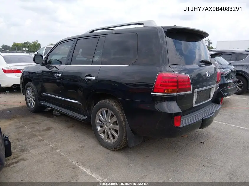 2011 Lexus Lx 570 VIN: JTJHY7AX9B4083291 Lot: 45518497